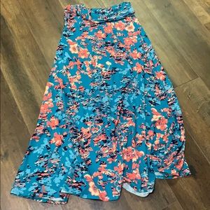 Maxi skirt with yoga waist band